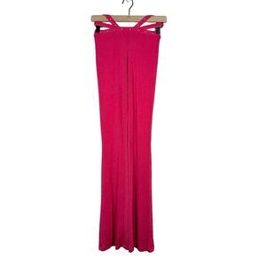 I.AM.GIA Violet Hot Pink Flare Pants Studded Cut Out Party Women’s Size XXS